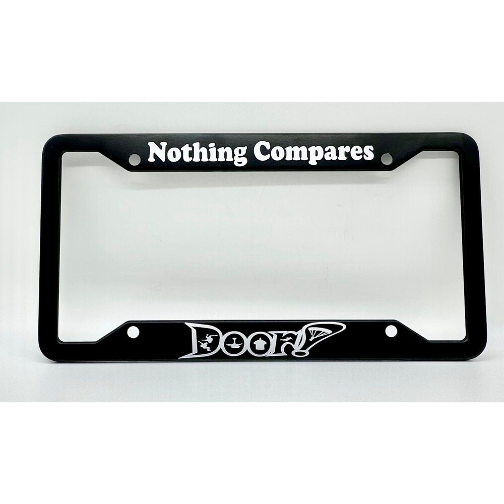 Skydiving Metal Car License Plate Tag Holder Nothing Compares Door Skydive